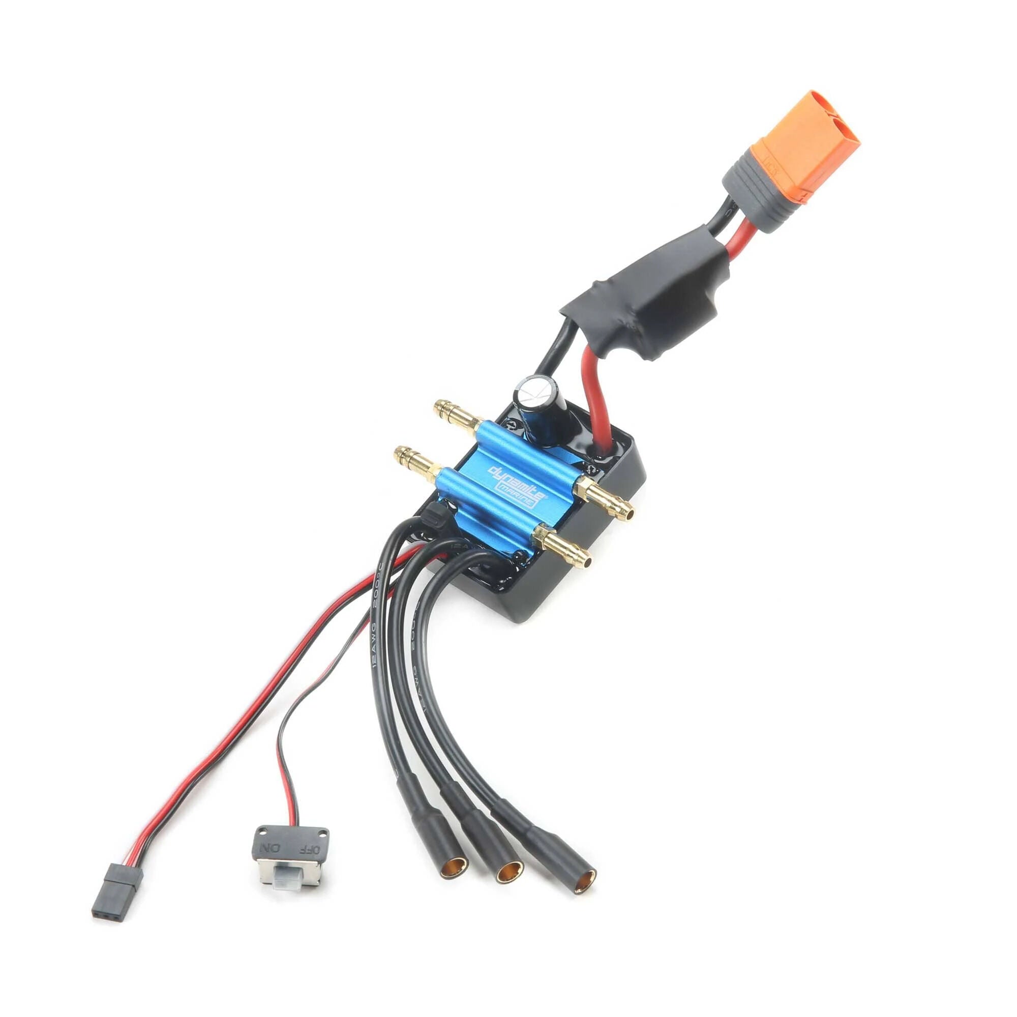 120A BL Marine ESC 2-6S Single Connector (DYNM3878)