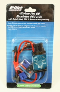 EFLA1040B E-flite 40-Amp Pro Switch-Mode BEC Brushless ESC (V2)