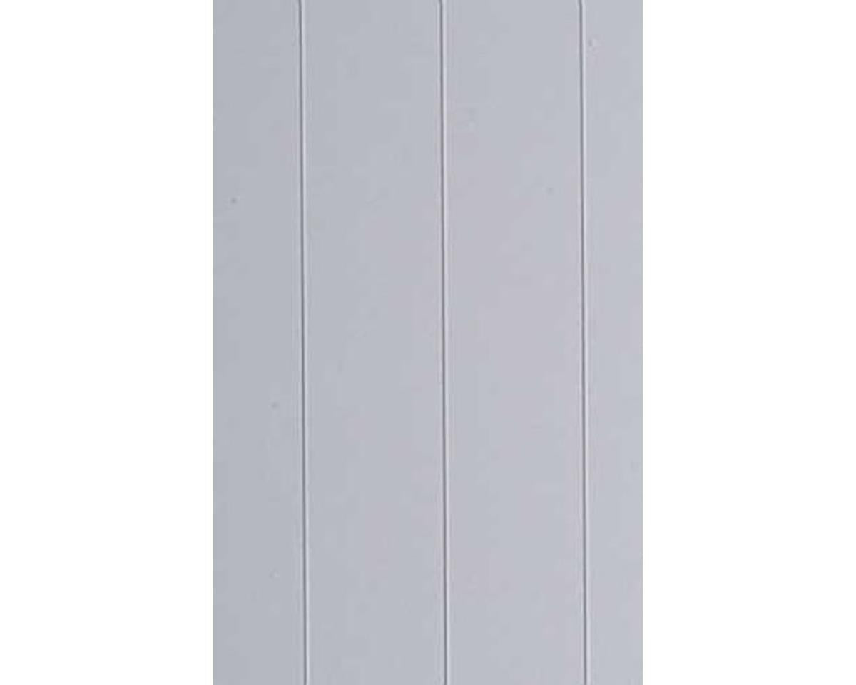 Opaque White Polystyrene Standing Seam Roof 0.040"x6"x'12", 0.500" Groove Spacing (1) (EVG4524)