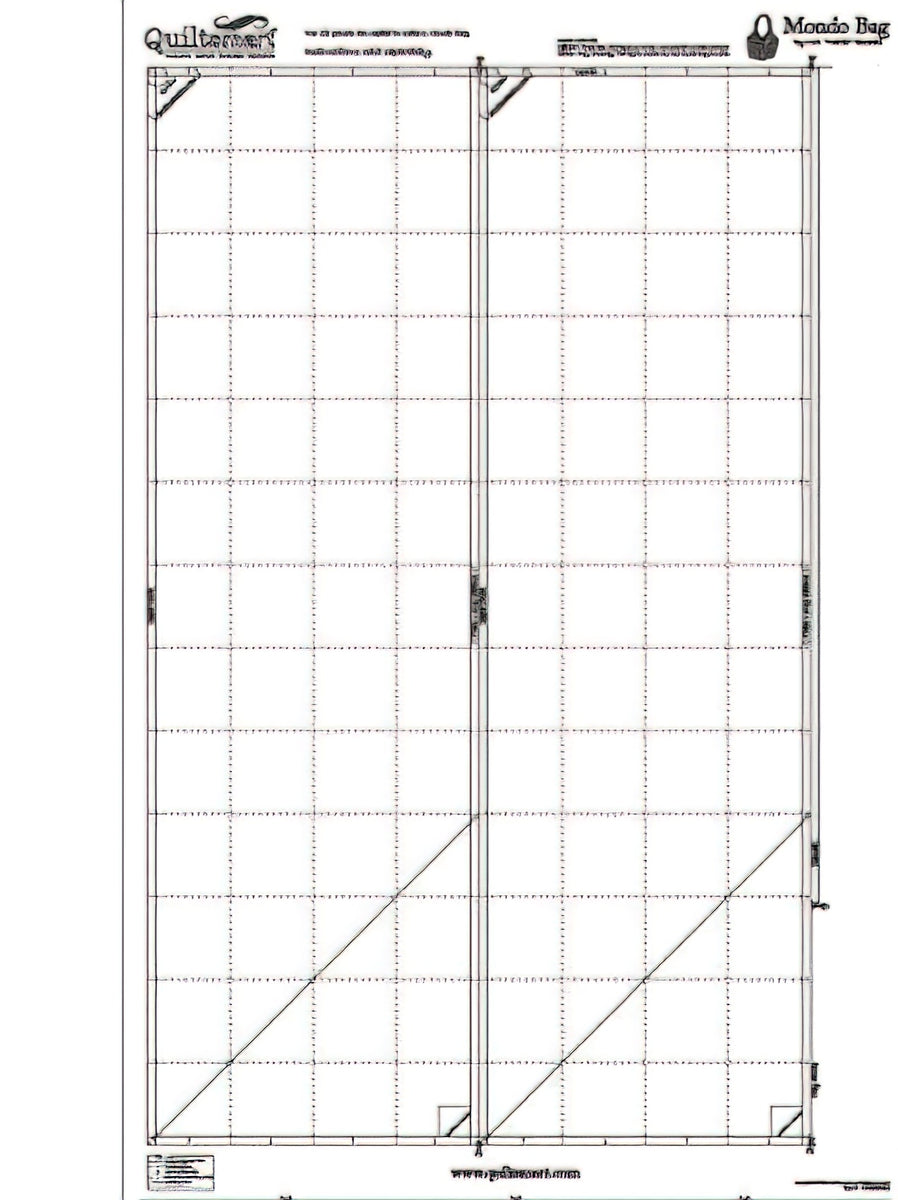 Mondo Bag Pre Printed Interfacing- 2 panels by Quiltsmart
