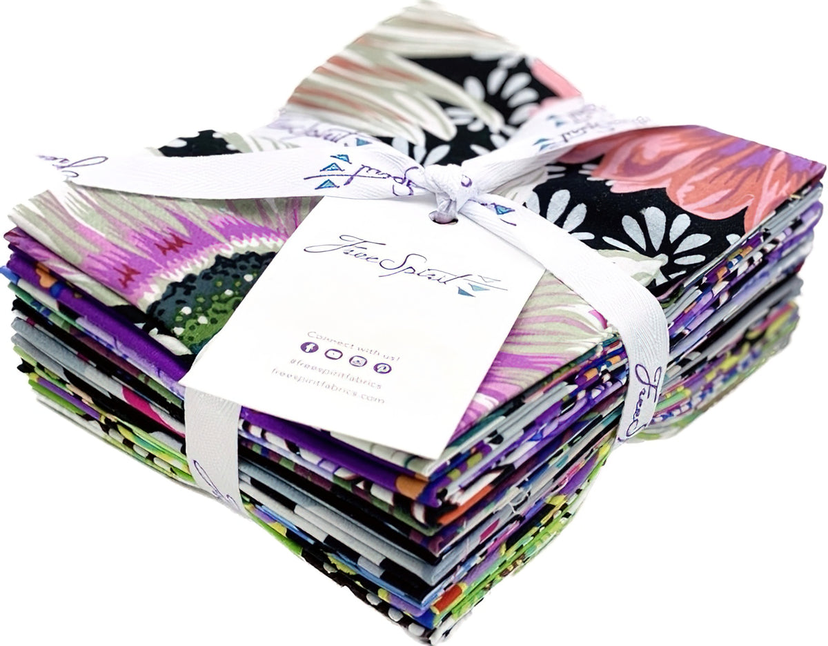 Free Spirit - Feb 2023 Contrast Fat Quarter Bundle 11 Pcs