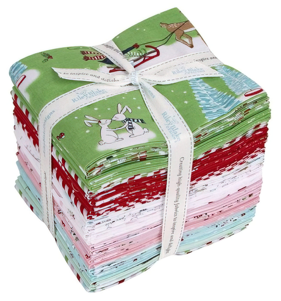 Riley Blake - Pixie Noel 2 Fat Quarter Bundle by Tasha Noel 28 pcs