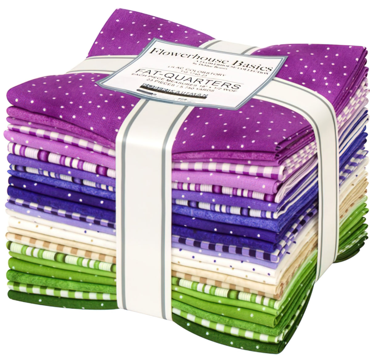 Kaufman - Flowerhouse Basics Fat Quarter Bundle 23 pcs