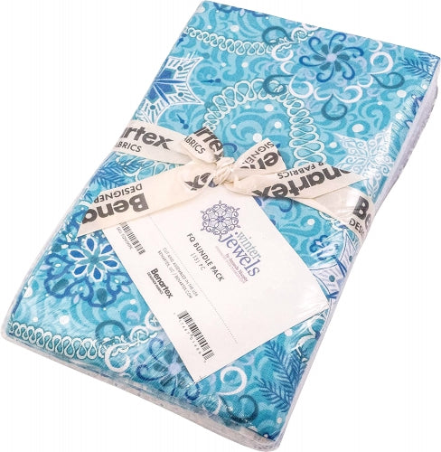 Benartex - Winter Jewels Fat Quarter Bundle 15 pcs
