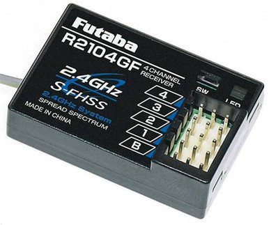 FUTRXR2104GF Futaba R2104GF 4-Channel 2.4GHz S-FHSS Receiver 4PL