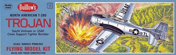 GUI901 Guillows North American T28 Trojan Model Kit