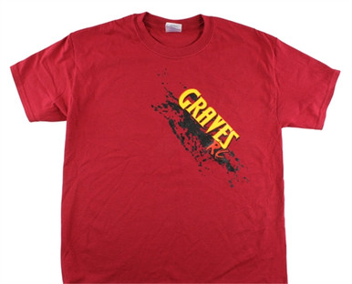 GVSCARRD-XL GRAVES RC HOBBIES CAR T-SHIRT, RED, X-LARGE