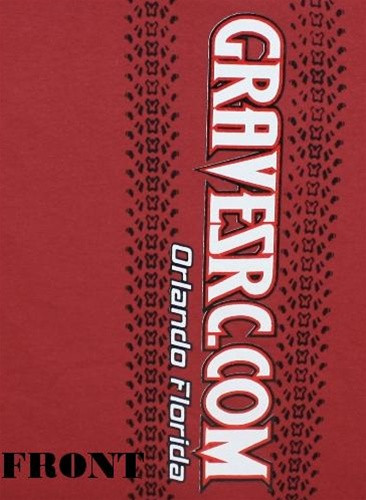 GVSTCR-WINE-L GRAVES RC HOBBIES CAR T-SHIRT, WINE, LARGE