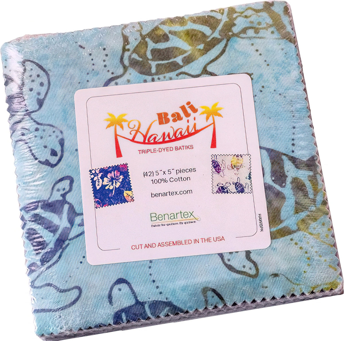 Benartex - Bali Hawaii 5x5 Pack 42 pcs