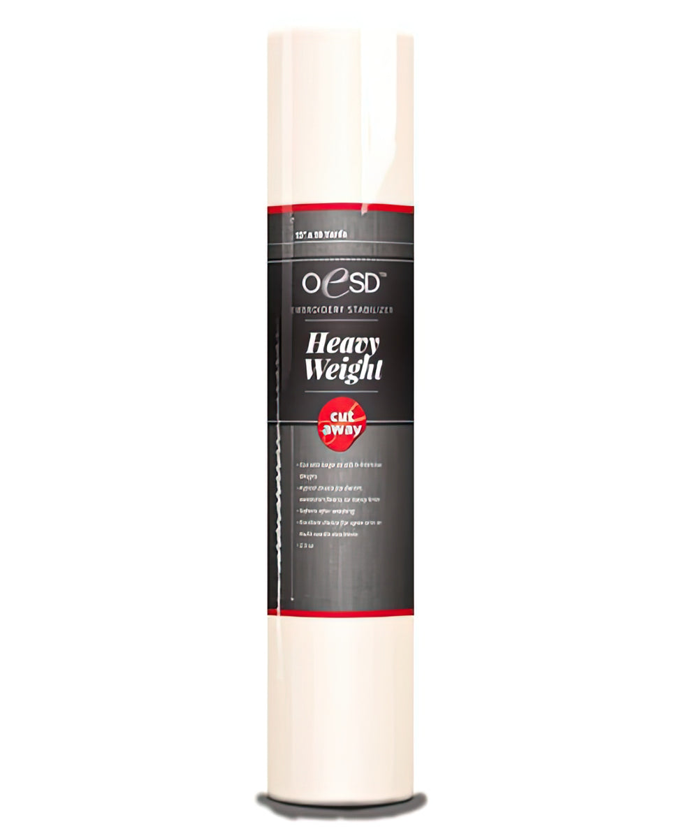 OESD CutAway Heavy White 15in x 10 yds