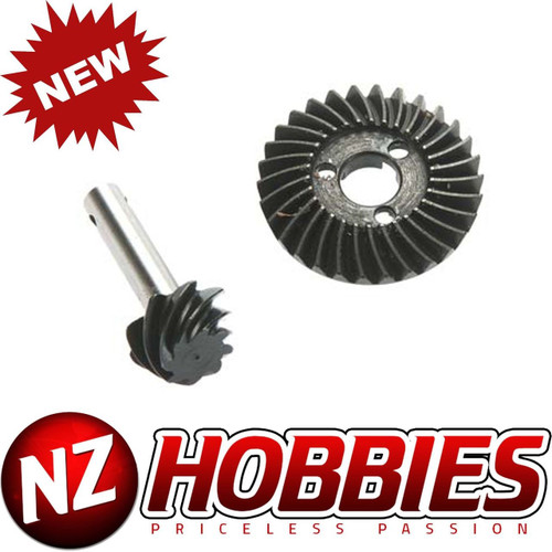 Hot Racing SCXT9308 HD Steel Bevel Gear Set 30T/8T 0.9 Module 3.75