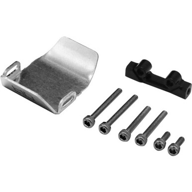 Stainless Steel Front/Rear Axle Skid Plate: SCX24 HRASXTF331CF