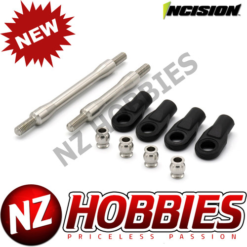 Incision by Vanquish TRX-4 STAINLESS STEEL DRAG LINK & PANHARD : VS4-10