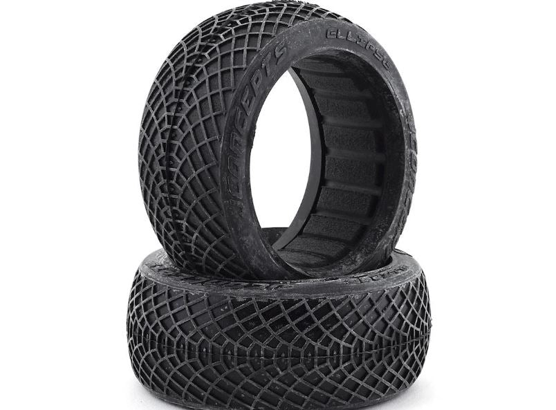 Ellipse 1/8 Gold Compound Tires for 1/8 Buggy (2) (JCO318405)