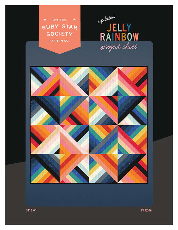 Jelly Rainbow Quilt Project Sheet PSRS5027 Moda