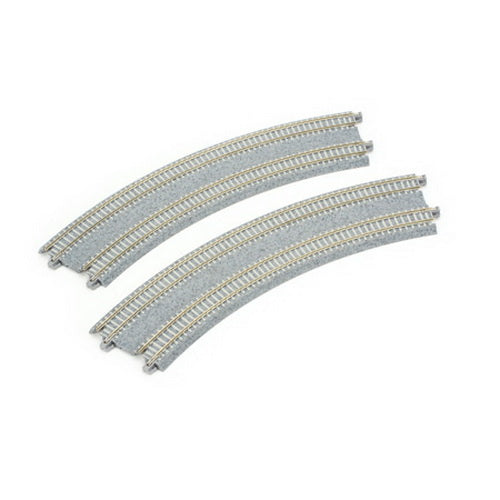 Kato 20-183 N 12-3/8" - 11" Radius 45° Double Curve Track (Pack of 2)