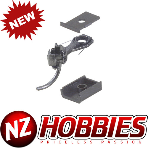 Kadee #119 #119 HO Scale SE Shelf Whisker Metal Couplers with Gearboxes - Medium (9/32") Centerset Shank