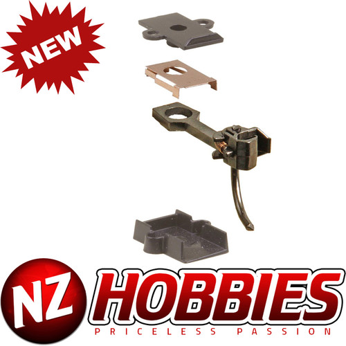 Kadee #21 HO Scale 20-Series Plastic Couplers with Gearboxes - Long (25/64") Underset Shank
