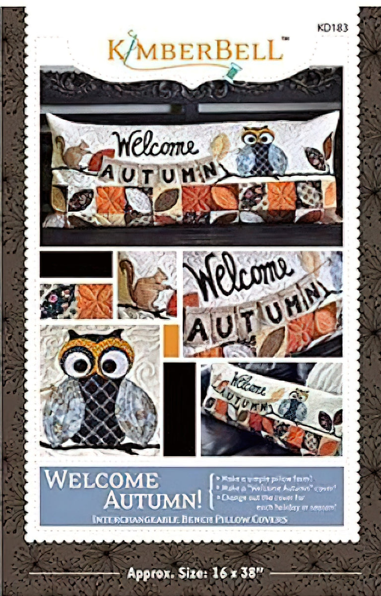 CD - KimberBell Welcome Autumn Bench Pillow CD