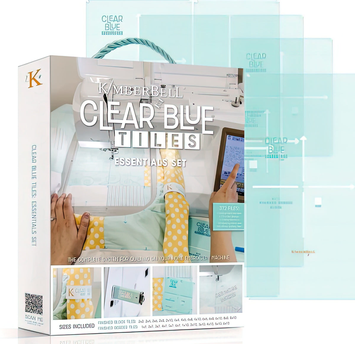 Clear Blue Tiles Essentials Set by KimberBell
