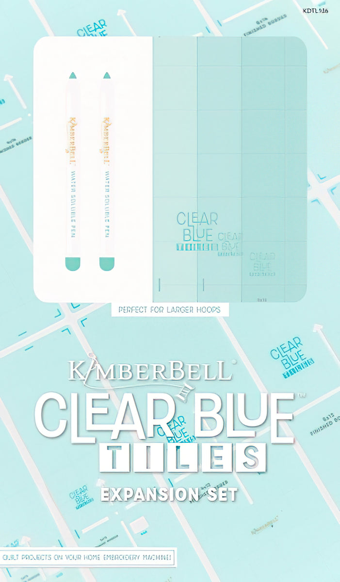Clear Blue Tiles Expansion Pack by KimberBell