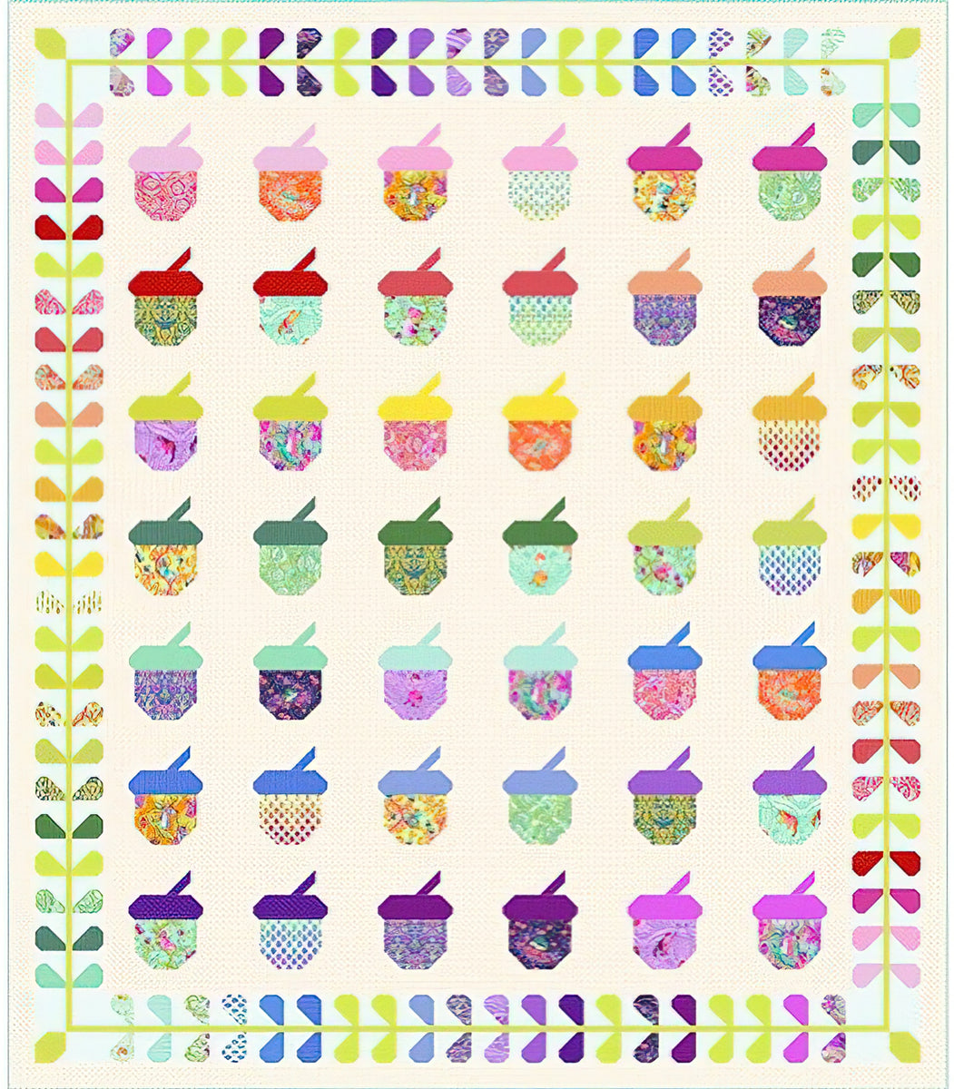 Free Spirit - Tiny Beasts Nutty Quilt Kit by Tula Pink