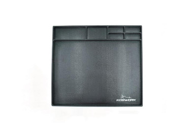 Koswork Assembly Tray / Cleaning Tray 450*400*10mm Black (1/10 M Size, 1/18, Min-Z & Mini 4WD)