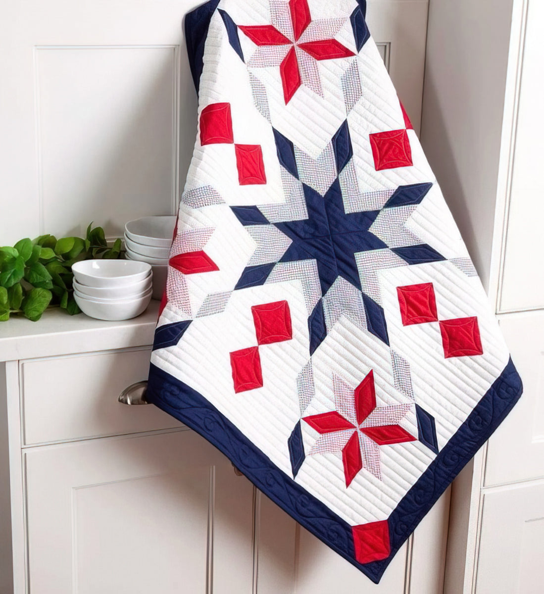 Riley Blake - Table Topper of the Month - July Bursting in Air by Gerri Robinson