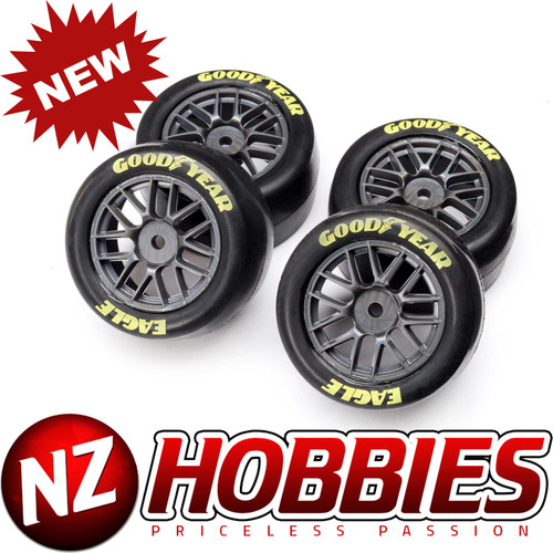 LOSI LOS-1937 Goodyear Eagle Mounted Tires, Soft (4): NG