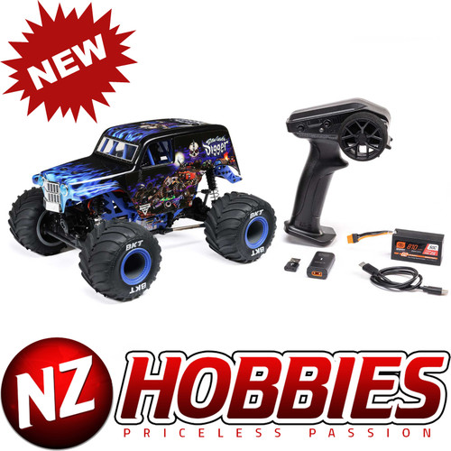 Losi 1/18 Mini LMT 4WD Son Uva Digger Monster Truck Brushed RTR # LOS01026T2