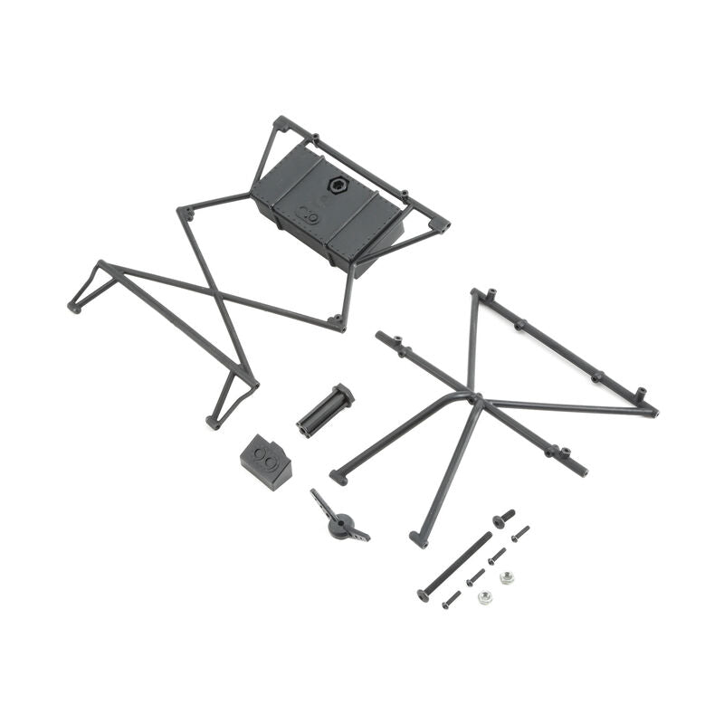 LOSI Top Bar X-Bar Cover and Tire Mount: Baja Rey (LOS230011)