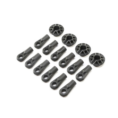 Shock and Rod Ends, Spring Cups (12): Super Baja Rey Losi - LOS254034