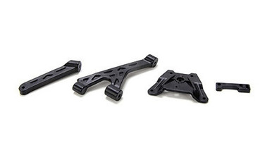 LOSB2278 LOSI Chassis Brace & Spacer Set (3): 10-T