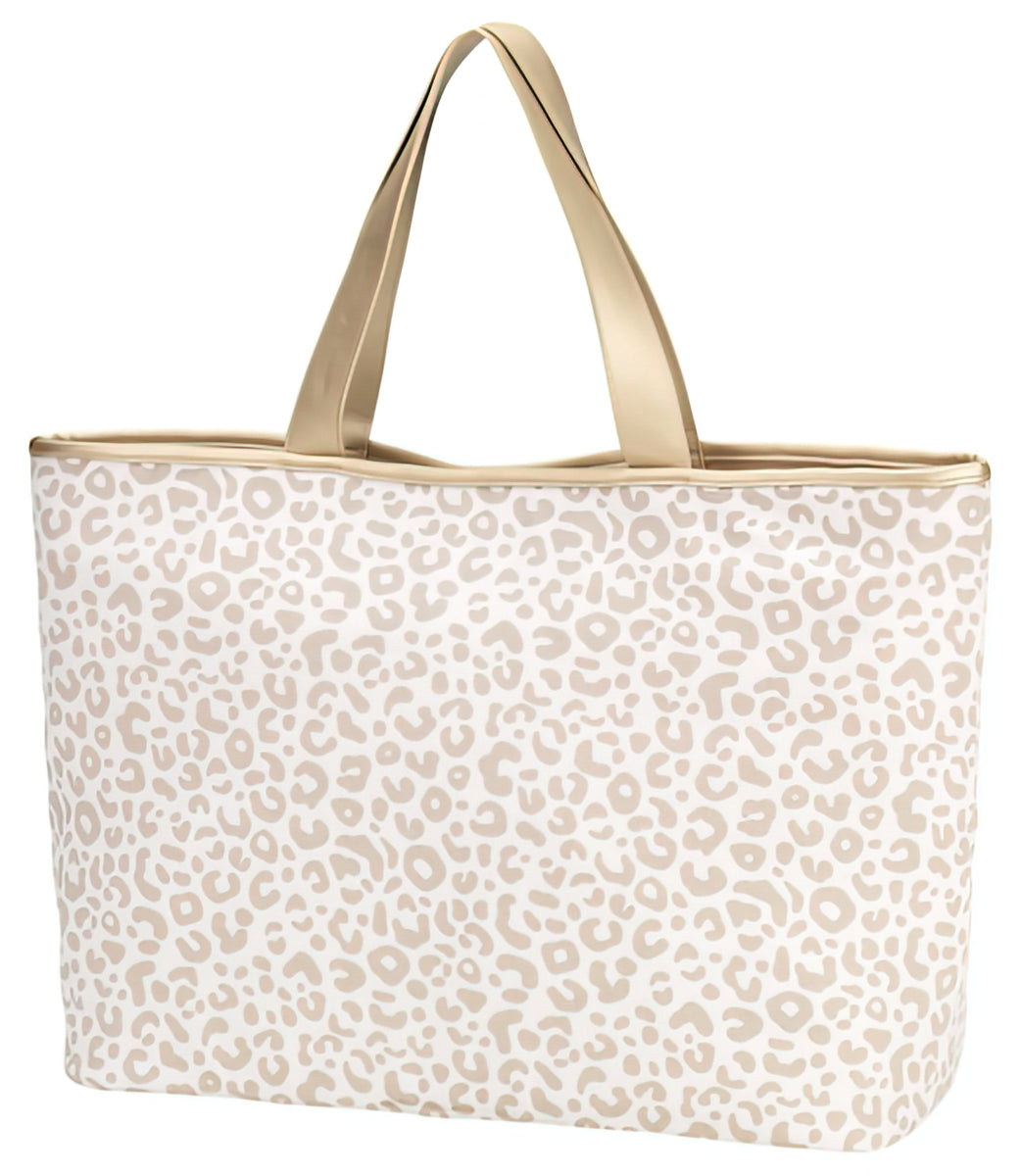 Viv & Lou Ally Tote Natural Leopard