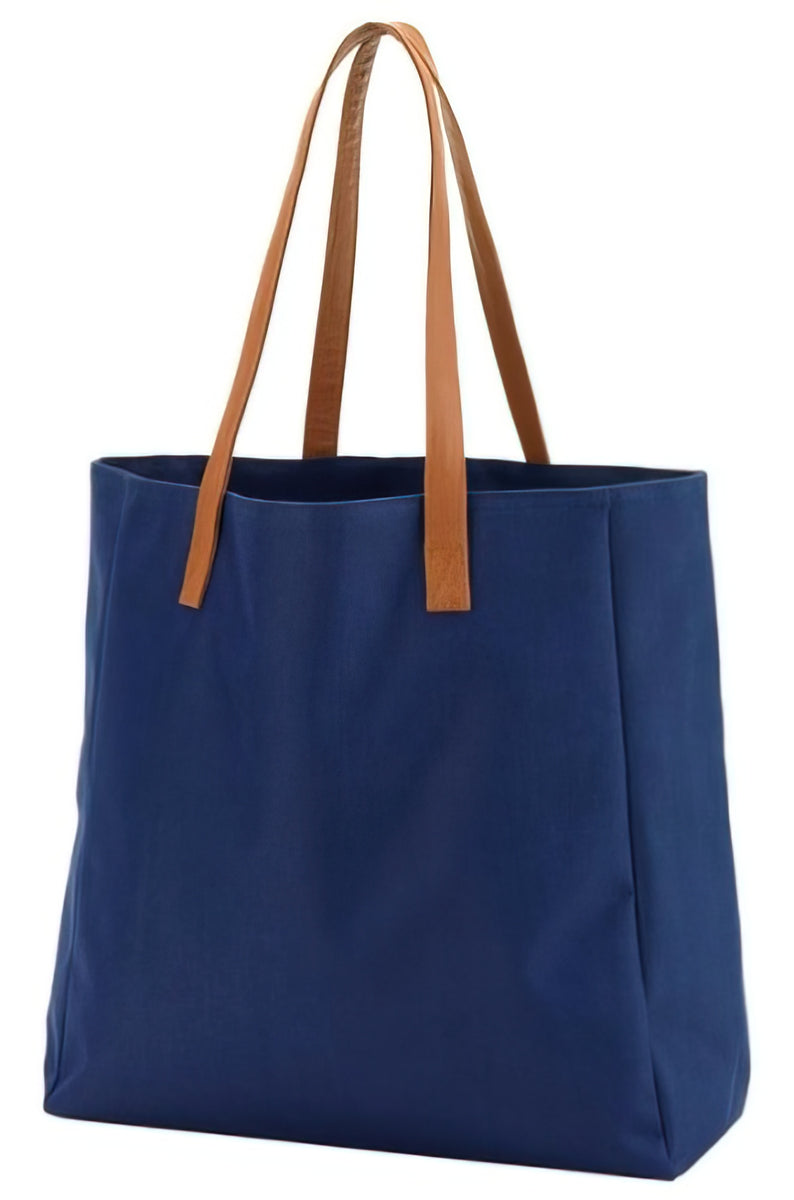 Viv & Lou 14 Inch Navy Tailgate Tote Bag