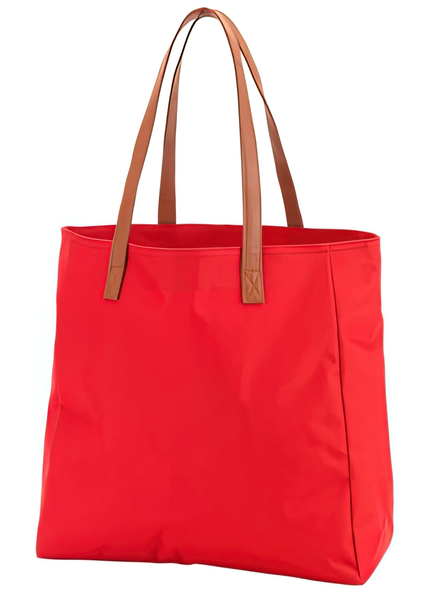 Viv & Lou 14 inch Red Tailgate Tote Bag