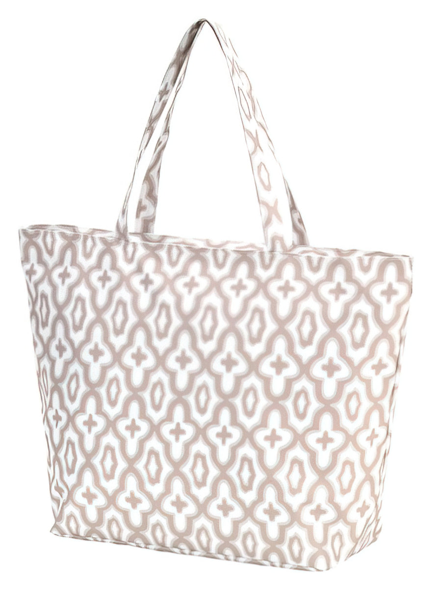 Viv & Lou Natural Mosaic Tote