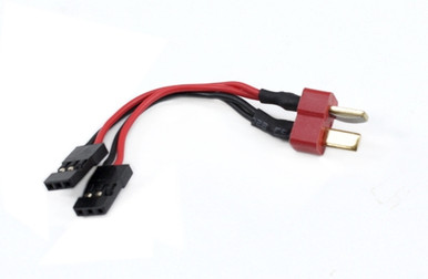 MAX2585 MAXX PRODUCTS Deans Ultra Male to Dual Universal Rx Adapter