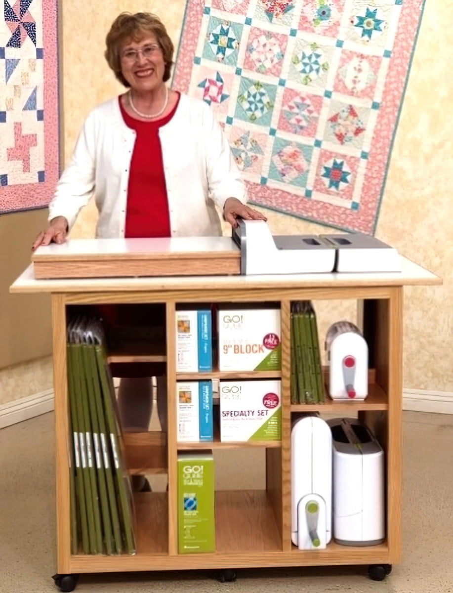 A Cutting Table that Fits Accuquilt GO! - Includes Tray