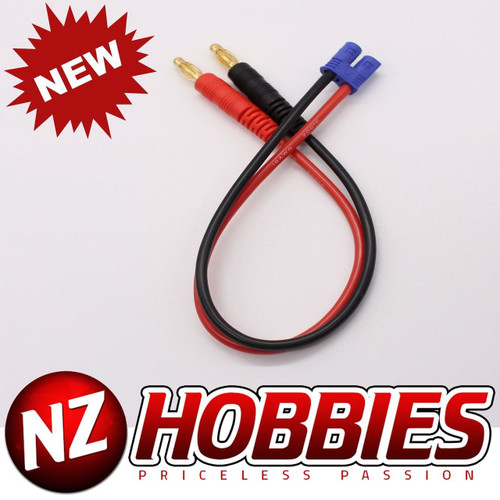 NZHOBBIES Banana Plugs with EC2 Charging Adapter # NZ0070