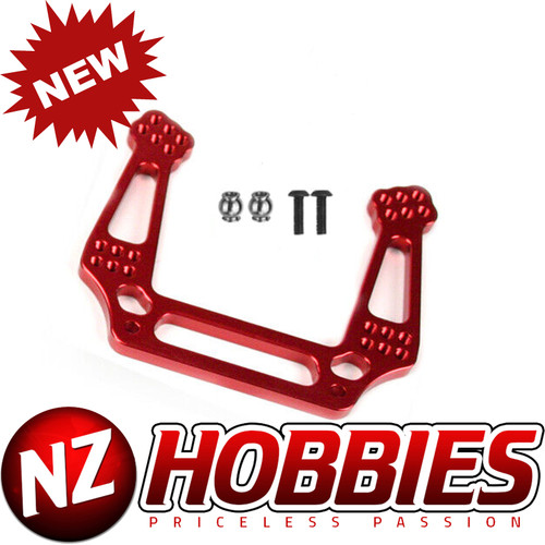 NZ HOBBIES RC Alloy Front Shock Tower RED Replaces 3639 for Traxxas Bandit/Slash/Rustler