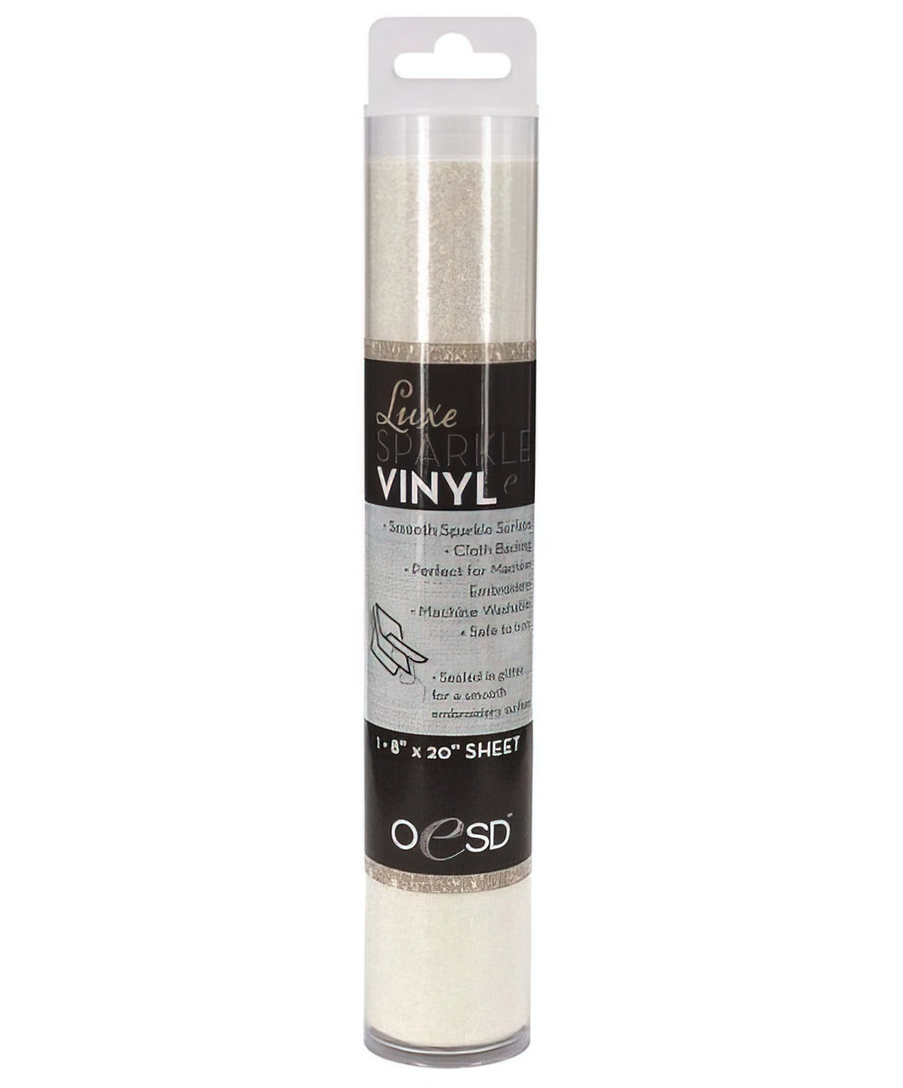 OESD Sparkle Vinyl 8in x 20in White