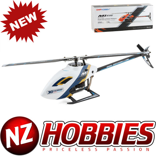 OMP Hobby M1 RC Helicopter EVO Version BNF - WHITE