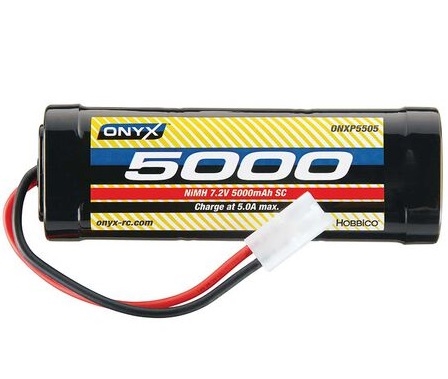NiMH 7.2V 5000mAh Sub-C Stick Standard Plug ONXP5510