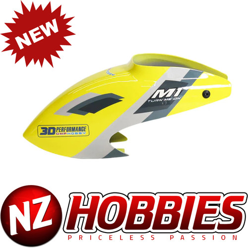 OMP Hobby M1 EVO Helicopter Parts Canopy - YELLOW # OSHM1210Y