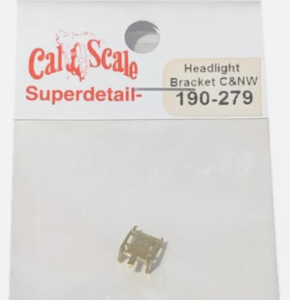 Cal Scale 190-279 HO Headlight Bracket Steam Loco C&NW Style Brass Casting