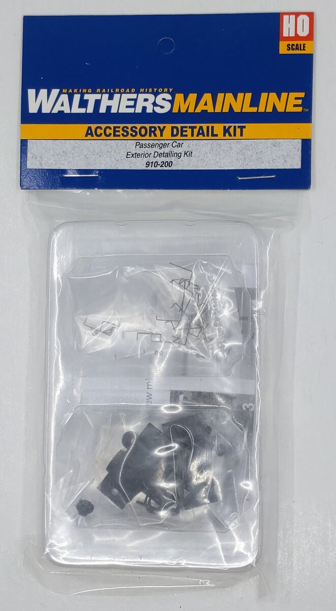 Walthers 910-200 HO Scale Passenger Car Exterior Detailing Kit