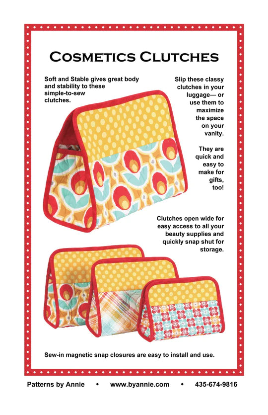 Cosmetics Clutches Pattern by Annie