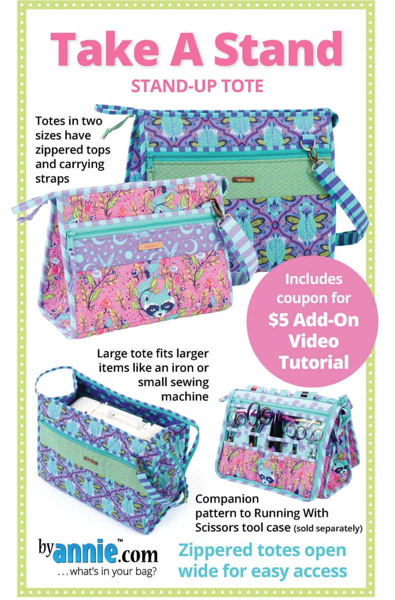 Take A Stand Tote Pattern by Annie