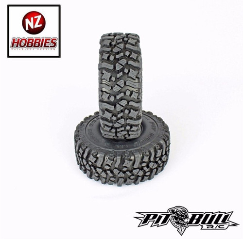 PITBULL - ROCK BEAST XL 1.9 SCALE RC TIRES (ALIEN KOMPOUND) W/FOAM - 2pcs